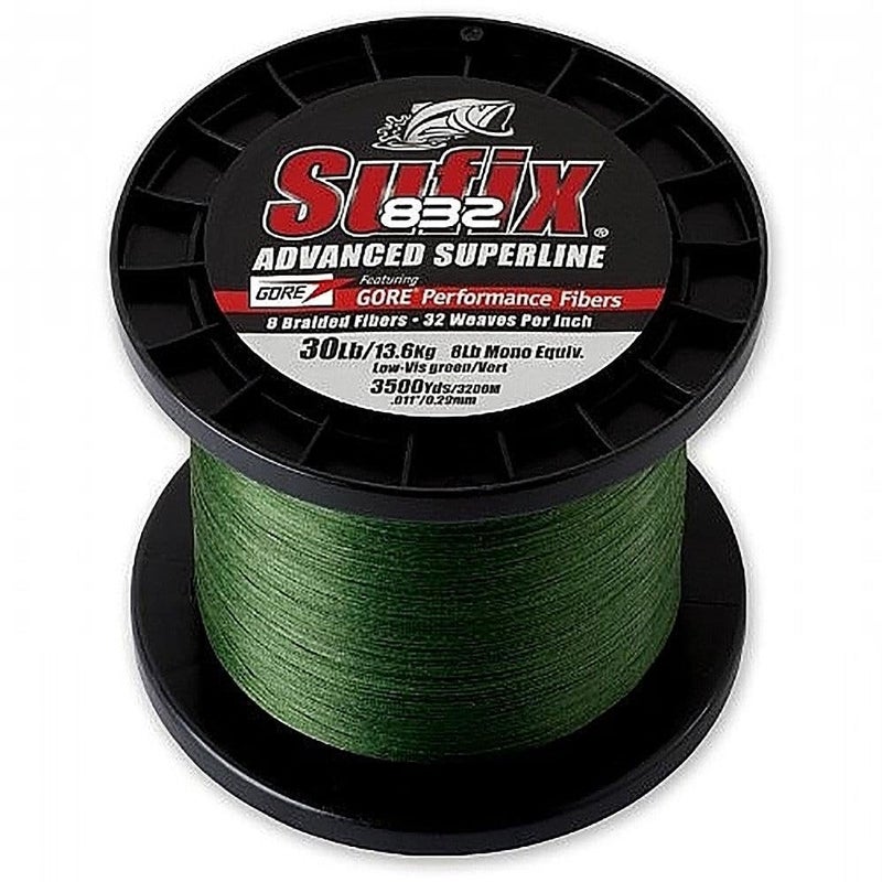 Sufix 832 Braid Line-1200 Yards (Neon Lime, 50-Pound) - Image 2